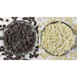 Dark & White Choco Chips – 200g for Baking, Cookies & Desserts