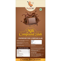 Milk Chocolate Compound 400g | Smooth & Creamy Easy-Melt Chocolate | Perfect for Baking & Desserts