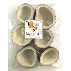 Dry Coconut Copra 800g | Natural Edible Copra | Dried Coconut Halves for Cooking, Puja & Snacking