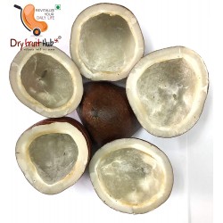 Dry Coconut Copra 800g | Natural Edible Copra | Dried Coconut Halves for Cooking, Puja & Snacking