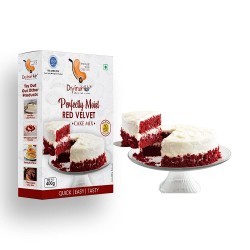 Red Velvet Eggless Cake Premix 400g | Soft & Moist Bakery Style Cake Mix | Easy to Bake