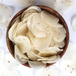 Sabudana Papad Jeera 400gms | Gluten-Free Tapioca Papads | Upwas Friendly Sabudana Papad Jeera 400gms | Gluten-Free Tapioca Papads | Upwas Friendly