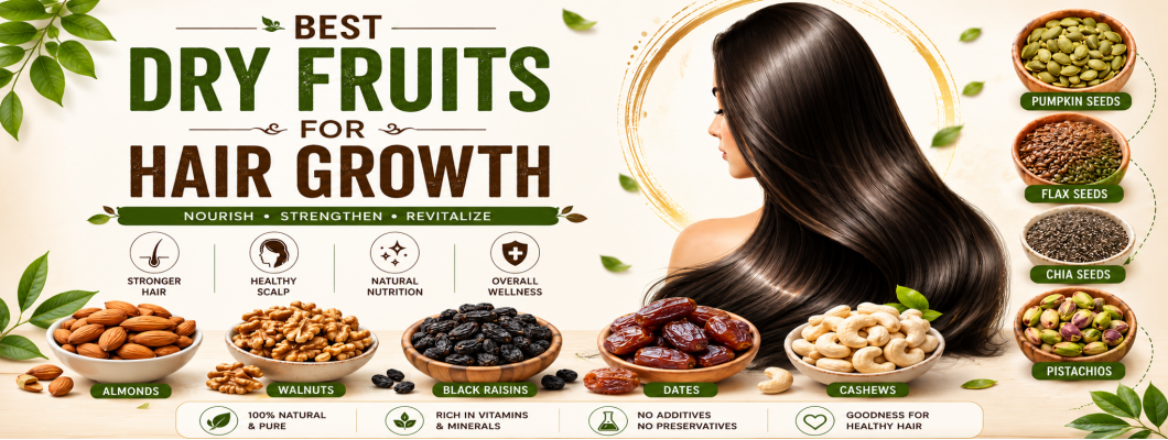 Best Dry Fruits for Hair Growth
