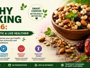 Healthy Snacking in 2026: The Ultimate Guide to Eating Smart, Staying Energetic & Living Healthier-By Dry Fruit Hub