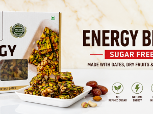 Energy Bites Sugar Free – The Healthy Dry Fruit Snack Made with Dates, Nuts & Pure Ghee
