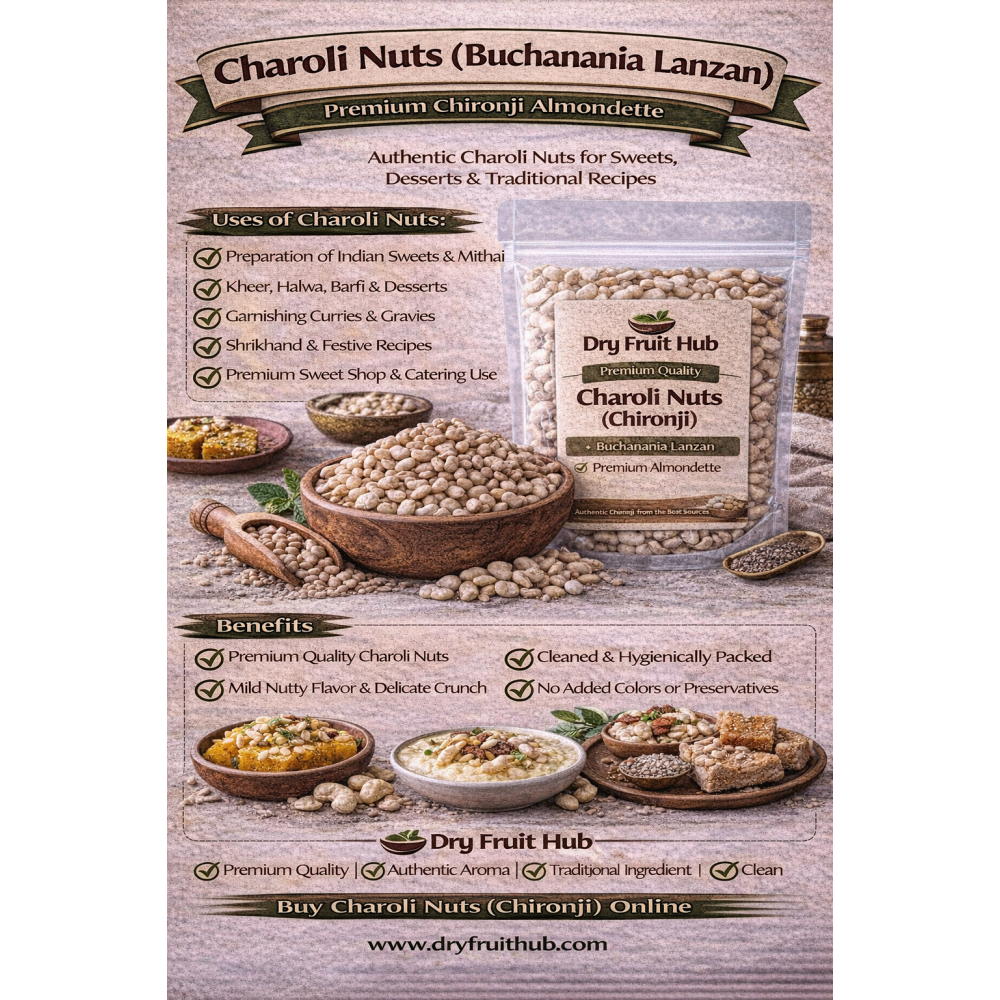Chironji 250g Charoli Nuts | Buchanania Lanzan | Premium ...