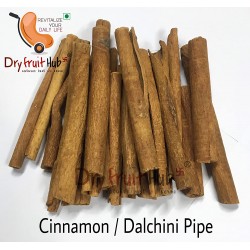 Cinnamon (Dalchini) Pipe 400g | Whole Dalchini Sticks for Cooking | ISO Certified