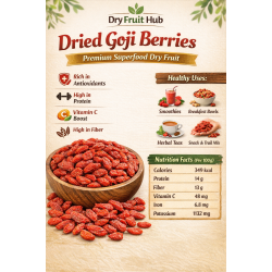 Dried Goji Berries 250g | Premium Himalayan Goji Berries | Superfood Dry Fruit