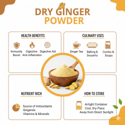 Dry Ginger Powder (Sonth / Sunt Powder) 250g | Pure & Natural Sukha Adrak Powder