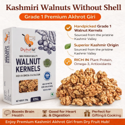 Kashmiri Walnuts 250g Without Shell | Grade 1 Kashmiri Akhrot Giri Royal Kashmiri Walnuts 250g Without Shell | Grade 1 Kashmiri Akhrot Giri Royal