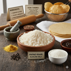 Papad Khar 800gms | Sajji Khar | Food Grade Alkaline Salt for Papad, Snacks & Traditional Cooking