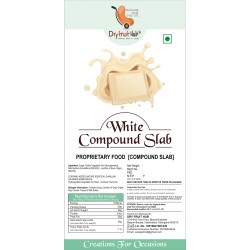 White Chocolate Compound 400g | Smooth Melting White Compound Chocolate for Baking