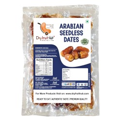 Zahidi Seedless Dates 1Kg | Premium Seedless Zahidi Khajoor | Naturally Sweet Dates